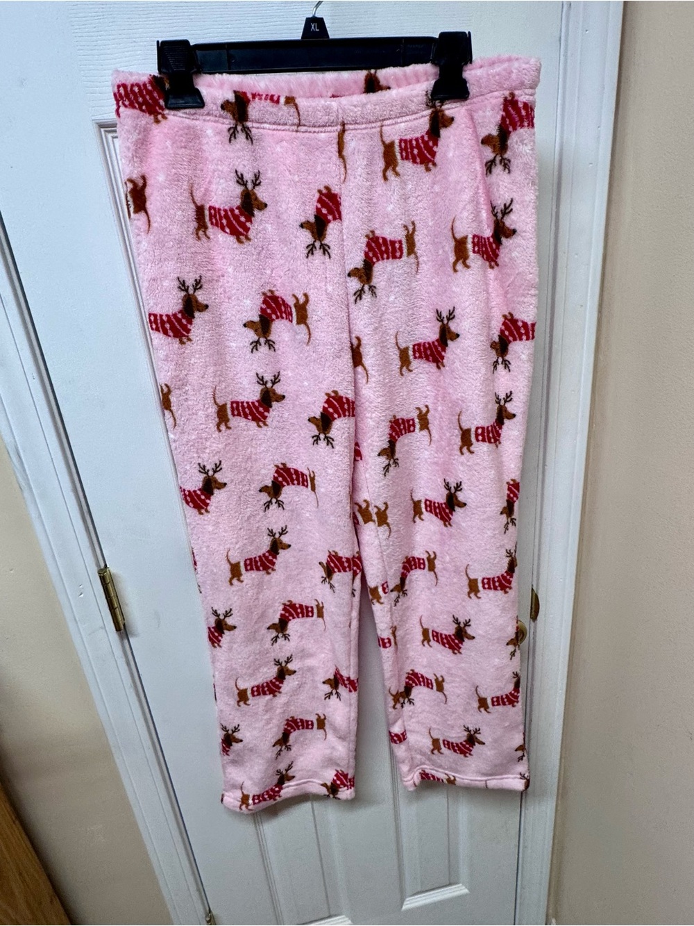 🎄🐾 Joyspun Christmas Dachshund Fleece Pajama Bottoms 🐾🎄